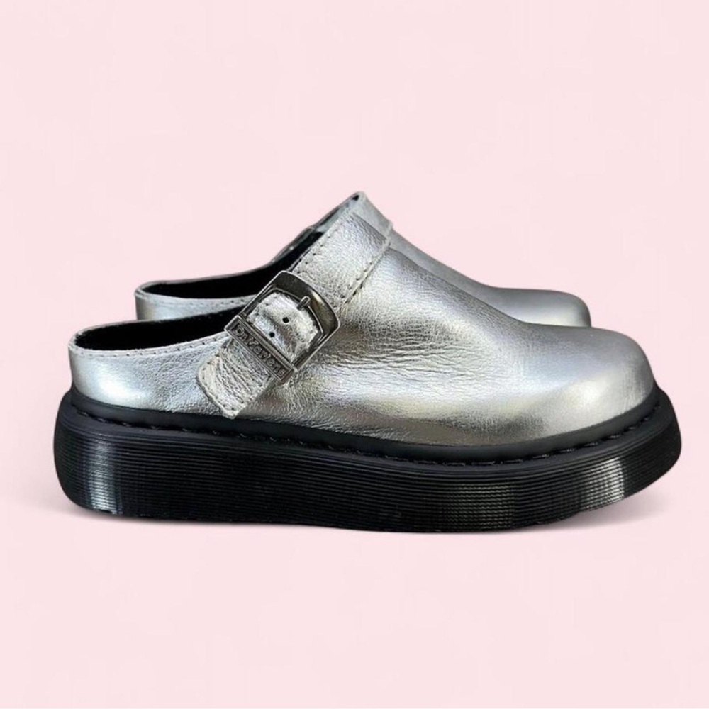 Dr. Martens Lakaten Platform Mule with Buckle